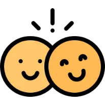 笑顔のアイコン